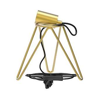 Lampes À Poser Trépied E27 Or|Bailey-BIY145200