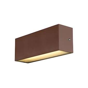 SITRA CUBE applique ext L up/down rouille LED 24W 3000K/4000K IP44 CCT Switch|SLV-DC51005157