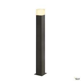 GRAFIT 90, borne extérieure, carré, anthracite, E27, 11W max, IP44|SLV-DC51006184
