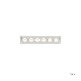 MILANDOS 6, encastré de plafond intérieur, blanc, LED, 12W, 3000K|SLV-DC51005418