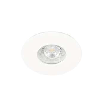 Spot FLAT DESIGN GU10 rond fixe, blanc IP65|Europole-POL266510