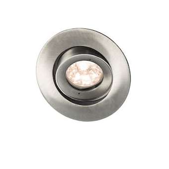Spot BE BEST DESIGN GU10 rond orientable, alu brossé IP65|Europole-POL246523