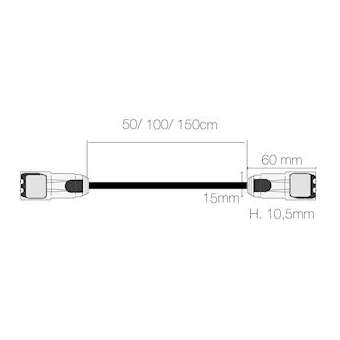 Forfait interconnexion 40cm IP65 LONG FLEX 5W/m|Europole-POLFIP65L50-5