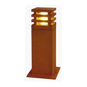 RUSTY 40, borne extérieure, fonte rouillée, LED, 8,6W, 3000K, IP55|SLV-DC5233427