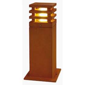 RUSTY 40, borne extérieure, fonte rouillée, LED, 8,6W, 3000K, IP55|SLV-DC5233427