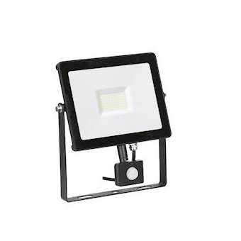 Quazar - Proj. ext. LED IP65 IK08 détection 50W 4000K NO|Aurora-ABIENFLH50PBLK40