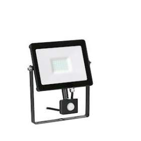 Quazar - Proj. ext. LED IP65 IK08 détection 30W 3000K NO|Aurora-ABIENFLH30PBLK30