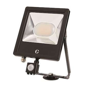 FL05, projecteur 50W couleur LED commutables, 3000K, 4000K et 6000K, IP65, PIR|Collingwood-SLHFL05BPCS