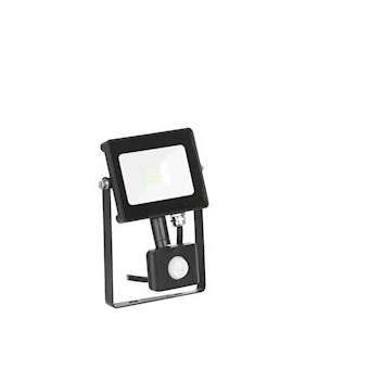 Quazar - Proj. ext. LED IP65 IK08 détection 10W 4000K NO|Aurora-ABIENFLH10PBLK40