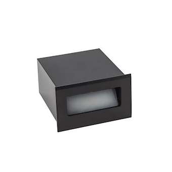 SET'IN 3 rectangle fixe noir 4000K 2W 120DEG IP54|Europole-POL37121