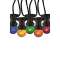Party Light Set E27 240V 15W Coloured