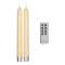 Led Flamme Scintillante Set 2Pcs Bougies Diner Ivoire