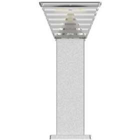Borne solaire carree de sol mini Hades grise dimmable - IP65|Xeta premium-XET40094XS