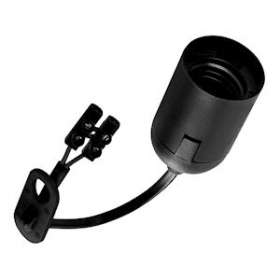 Renovation Douille E27 Tp Noir 2X0.75mm2 15Cm|Bailey-BIY140215