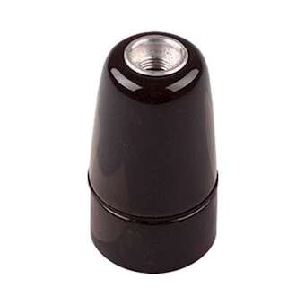 Douille Porcelaine E14 Noir|Bailey-BIY142228