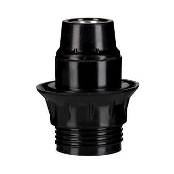 Douille E14 Bakélite Filetée + Bague Noir|Bailey-BIY141129