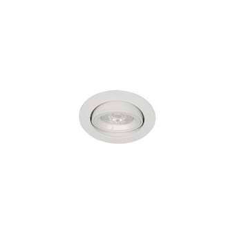 Spot BE BETTER - 1/4 de tour GU10 rond orientable, blanc mat IP20|Europole-POL2414