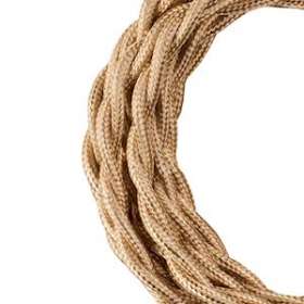 Cordon Textile Torsadé 2C 3M Métallique Champagne|Bailey-BIY140316