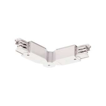 S-TRACK, connecteur flex, pour rail 3 allumages, intérieur, blanc|SLV-DC51001384
