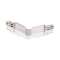 S-TRACK, connecteur flex, pour rail 3 allumages, intérieur, blanc|SLV-DC51001384