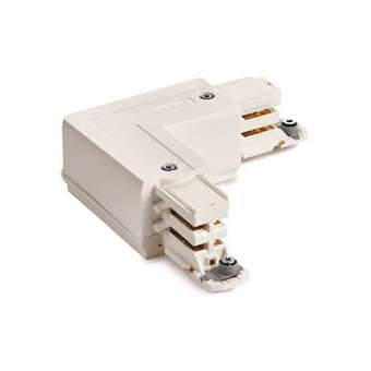 Connecteur L blanc pour la grille intérieure des rails|Collingwood-SLHXTS343