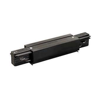EUTRAC connecteur longitudinal avec alimentation, noir|SLV-DC5145660