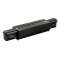 EUTRAC connecteur longitudinal avec alimentation, noir|SLV-DC5145660