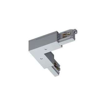 Coude gauche pour rail universel 3ph 7p blanc|-GCHTRA3FLW
