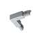 Coude gauche pour rail universel 3ph 7p blanc