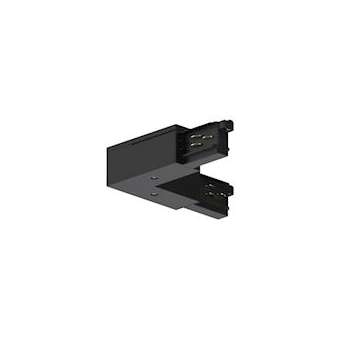 Coude gauche pour rail universel 3ph 7p noir|-GCHTRA3FLB