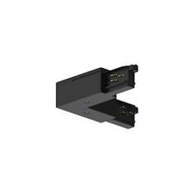 Coude gauche pour rail universel 3ph 7p noir|-GCHTRA3FLB