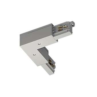 Coude droit pour rail universel 3ph 7p noir|-GCHTRA3FRB