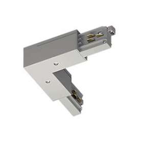 Coude droit pour rail universel 3ph 7p noir|-GCHTRA3FRB