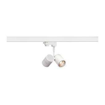 BIMA, double, blanc mat, 2x GU10, max. 50W, adaptateur 3 allumages inclus|SLV-DC5152231