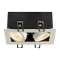 KADUX, encastré carré, 2 LED, blanc, 15W, 3000K, 38DEG, alim incluse|SLV-DC5115711