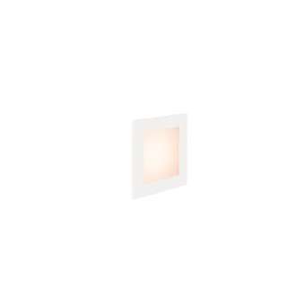 FRAME BASIC, encastré de plafond ou mural intérieur, blanc, LED, 3,1W, 2700K|SLV-DC51000576
