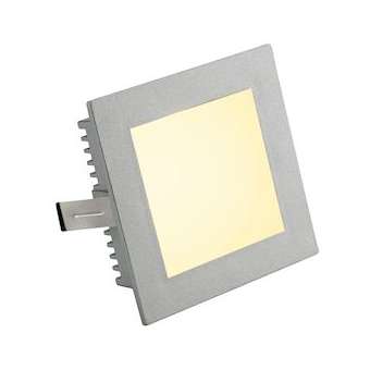 FLAT FRAME BASIC, encastré, carré, gris argent, G4, max. 20W|SLV-DC5112732