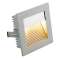 FLAT FRAME CURVE, encastré, carré, gris argent, G4, max. 20W|SLV-DC5112772