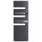 Radiateur sèche-serviettes connecté Serenis Premium mât gauche 1750W Graphite