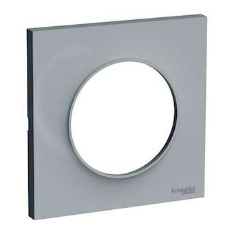 Odace Styl plaque Gris 1 poste|Schneider Electric-SCHS520702A1