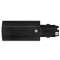 SHOPLINE embout alimentation droit rail 3 allumages noir IP20|Sg lighting-NOL314430