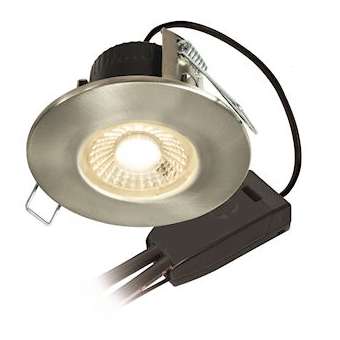 H2 Lite 55DEG 3000K chrome dimmable 230V RT2020, recouvrable d'isolants|Collingwood-SLHDLT688CR5530
