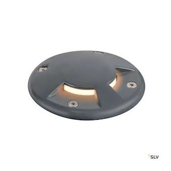 SMALL PLOT, encastré de sol extérieur, cache, 2 fenêtres, anthracite|SLV-DC51006174