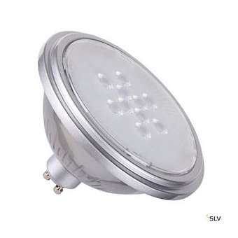 Source LED QPAR111, GU10, argent, 7,3W, 4000K|SLV-DC51005296