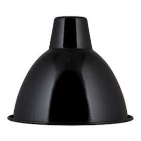 Abat-Jour Émail Dome 250 Noir|Bailey-BIY140743