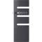 Radiateur sèche-serviettes Serenis mât gauche 750W Graphite