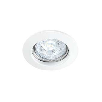 DISK - Encastré GU10, rond, fixe, blanc, lampe non incl.,conxDEGs/outil|Aric-ARI4880