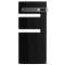 Radiateur sèche-serviettes Serenis mât droite 500W Noir