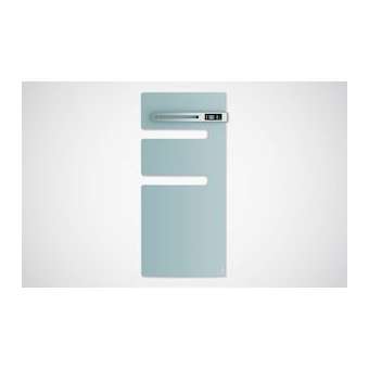 Radiateur sèche-serviettes connecté Serenis mât droite 500W Vert d'eau|Atlantic RECS-ATL850582