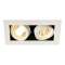 KADUX, encastré de plafond intérieur, double, blanc mat, GU10/QPAR51, 2x 50W max|SLV-DC5115521